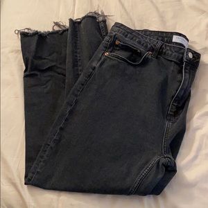 Topshop Straight Leg Jeans